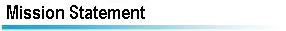 Mission Statement